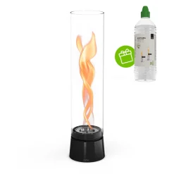 New Spin air 1200 Tischfeuer & Windlicht, inkl. Bioethanol Flüssig-Brennstoff Weihnachtsbeleuchtung|Kerzen & Windlichter