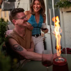 New Spin air 1200 Tischfeuer & Windlicht, inkl. Bioethanol Flüssig-Brennstoff Weihnachtsbeleuchtung|Kerzen & Windlichter