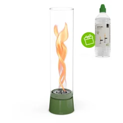 New Spin air 1200 Tischfeuer & Windlicht, inkl. Bioethanol Flüssig-Brennstoff Weihnachtsbeleuchtung|Kerzen & Windlichter