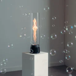 New Spin air 1200 Tischfeuer & Windlicht, inkl. Bioethanol Flüssig-Brennstoff Weihnachtsbeleuchtung|Kerzen & Windlichter