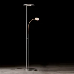 Discount Nova Flex LED Deckenfluter mit Lesearm Stehleuchten|Leseleuchten