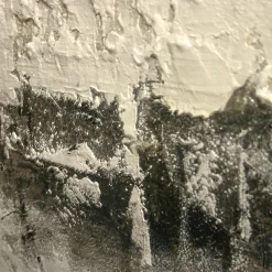 Clearance Gemälde Abstrakte Welten in Grau und Silber, 150 x 70 cm Bilder|Flur