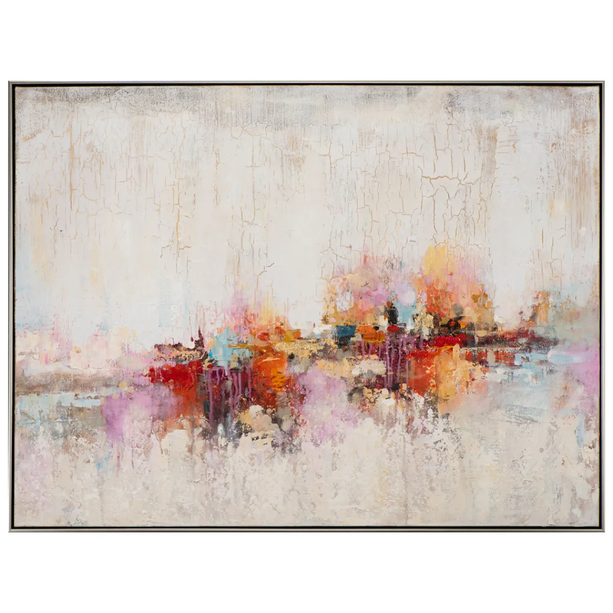 Outlet Gemälde Abstrakt Bunt I, 92,5 x 122,5 cm Bilder|Flur