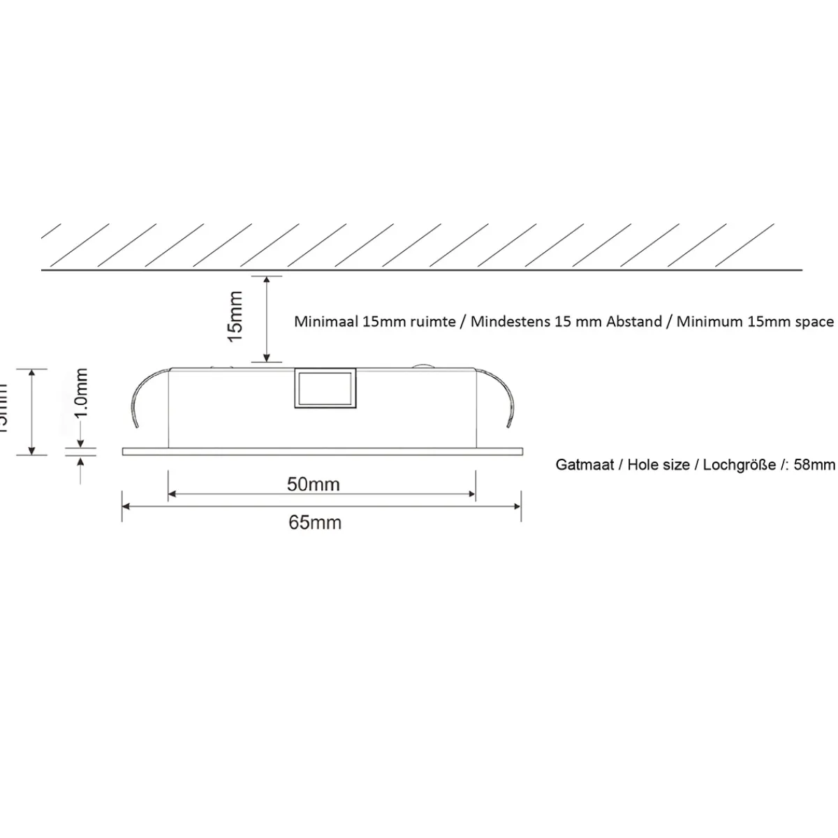 Sale Cabiled Downlight LED Möbeleinbaustrahler, 2er Set Gastronomie|Strahler
