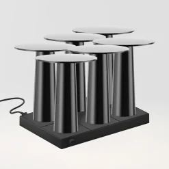 Outlet 6er Set Lix Mini LED Akkuleuchte inkl. Multi-Kontaktladestation Gastronomie|Terrassen