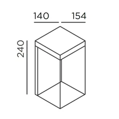 Discount Gic LED Außenwandleuchte, anthracite Wandleuchten