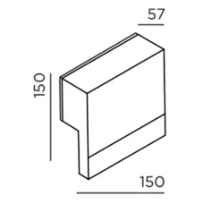 Hot Li.2 LED Außenwandleuchte Terrassen|Hauseingänge