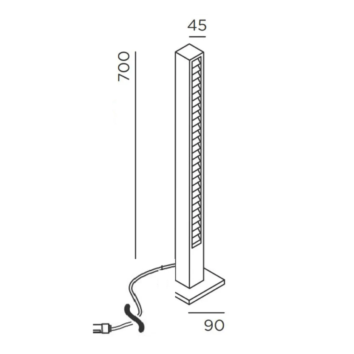 Outlet Lin Base LED Pollerleuchte Connect Wege/Zufahrten|Stehleuchten