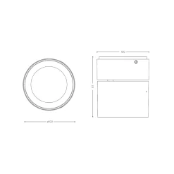 Online Pro R LED Deckenleuchte Terrassen|Hauseingänge