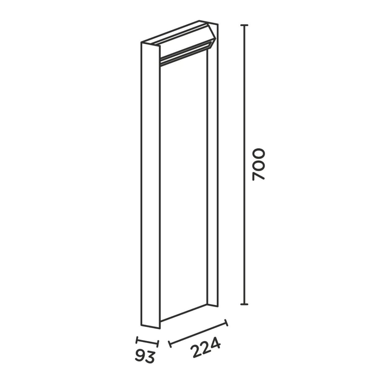 Best Slat 70 LED Pollerleuchte Wege/Zufahrten|Stehleuchten