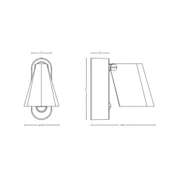 Clearance Stic Control LED Außenwandleuchte Terrassen|Hauseingänge