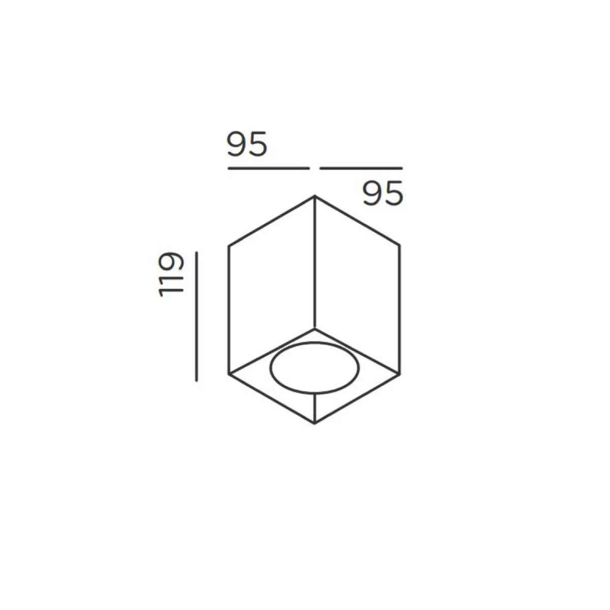 New Up S LED Deckenleuchte Hauseingänge|Strahler & Scheinwerfer