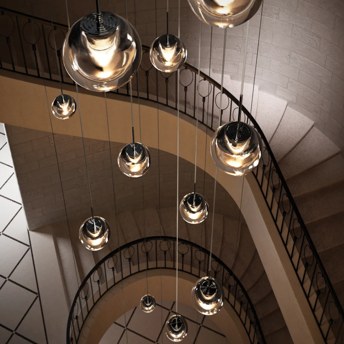 Discount Dew 3 LED Pendelleuchte Pendelleuchten|Flur