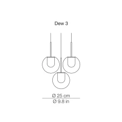 Discount Dew 3 LED Pendelleuchte Pendelleuchten|Flur