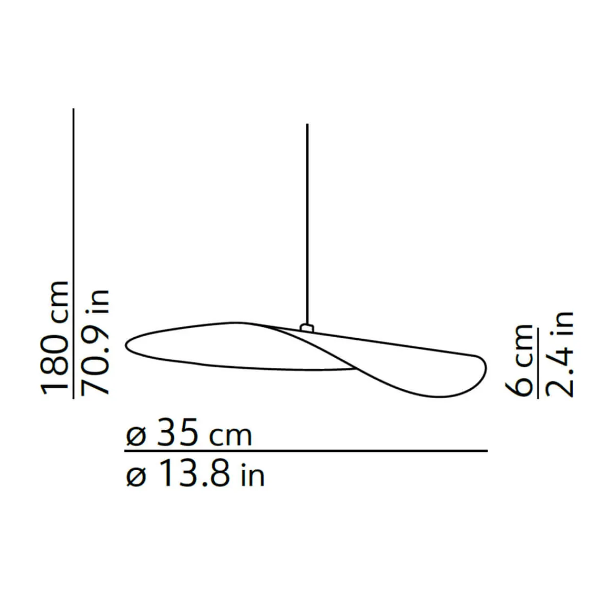 Hot Flow Leaf Pendel Flur|Schlafzimmer