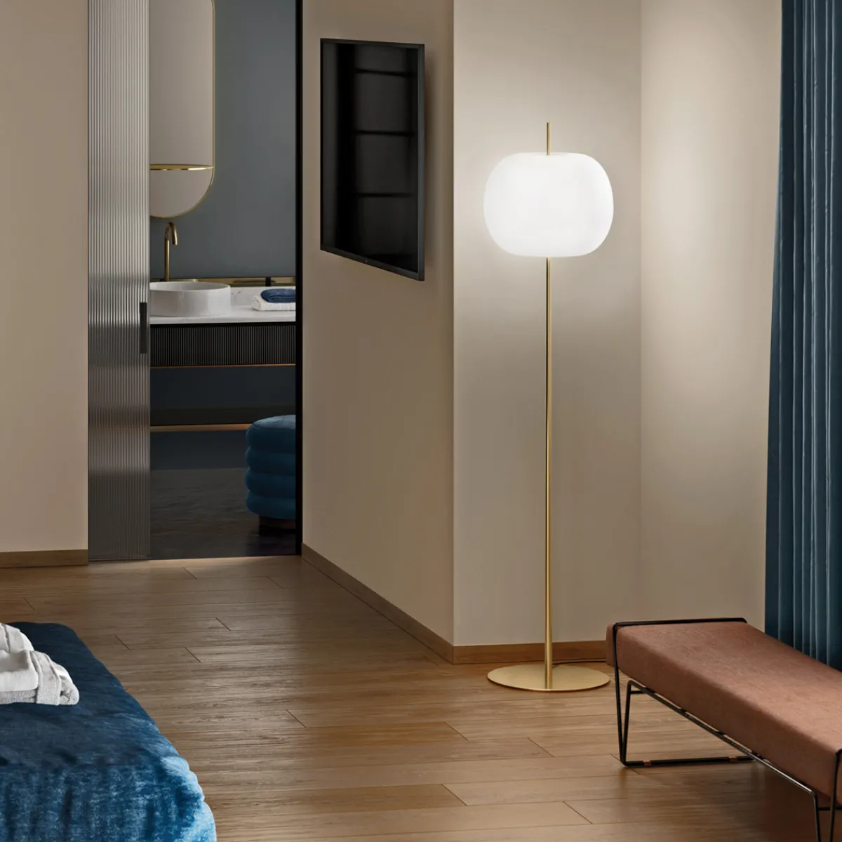 Outlet Kushi XL Stehleuchte Stehleuchten|Schlafzimmer