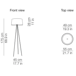 Hot Tripod Stehleuchte Stehleuchten|Schlafzimmer