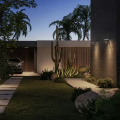 Outlet Keope Wall LED Akku-Solarleuchte Terrassen|Hauseingänge