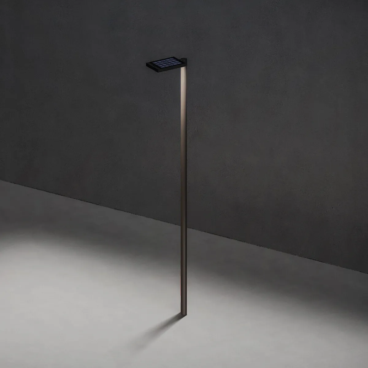 Link LED Akku-Solarleuchte mit Mast Wege/Zufahrten|Stehleuchten