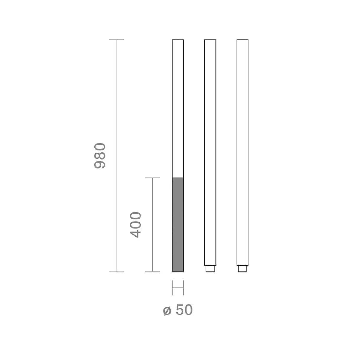 Link LED Akku-Solarleuchte mit Mast Wege/Zufahrten|Stehleuchten