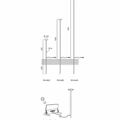 Discount Pin Maxi LED Solarleuchte für Elektron Ladestation Wege/Zufahrten|Stehleuchten