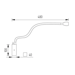 Online Banu LED Wandleuchte, Auslaufmodell Wandleuchten|Flur
