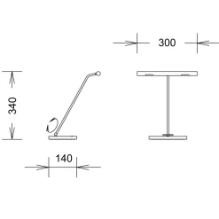 Discount Jola LED Tischleuchte Tischleuchten