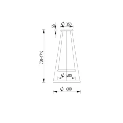 Outlet Lora-P LED Pendelleuchte Küche|Essbereiche