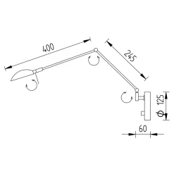 Clearance Maia-W LED Wandleuchte Wandleuchten|Schlafzimmer