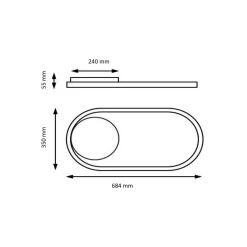 New Rike LED Deckenleuchte Deckenleuchten|Flur