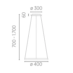 Hot Svea-L40 LED Pendelleuchte Küche|Essbereiche