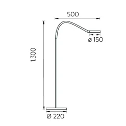 Hot Tessa-Flex LED Leseleuchte Stehleuchten|Leseleuchten