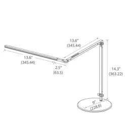 New Z-Bar Slim LED Tischleuchte Arbeitszimmer|Büros