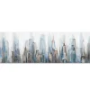 Sale Ölbild Skyline New York blau, 50 x 150 cm Bilder|Flur