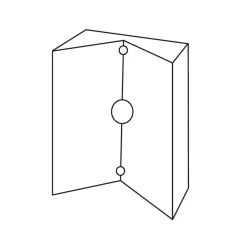 Outlet 0200 Eckwandhalterung Montagezubehör|Leuchtenzubehör