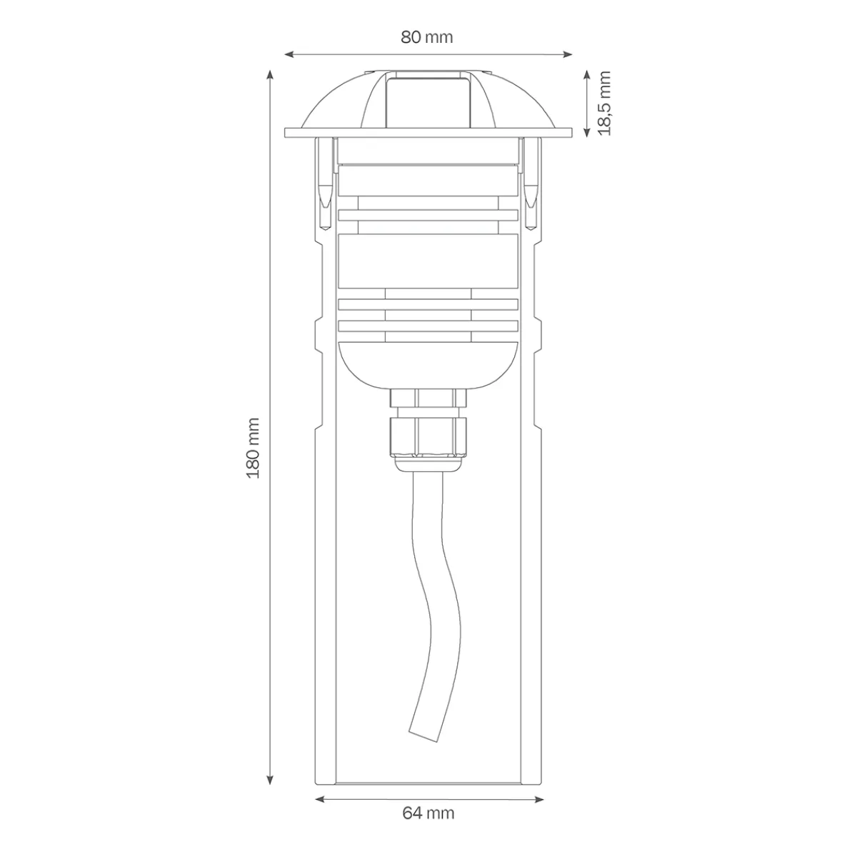 Outlet 1467 LED Bodeneinbaustrahler Wege/Zufahrten|Bodenleuchten