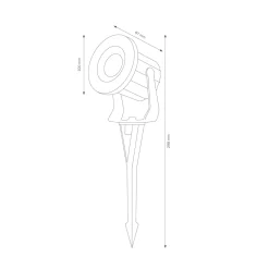 Clearance 5016 LED Spießstrahler Grünflächen|Strahler & Scheinwerfer