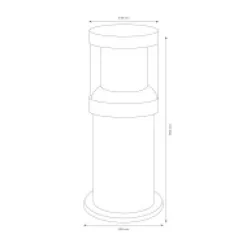 Clearance 1270/1271/1272 Pollerleuchte Stehleuchten