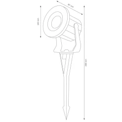 Discount 5017 Spießstrahler Grünflächen|Strahler & Scheinwerfer
