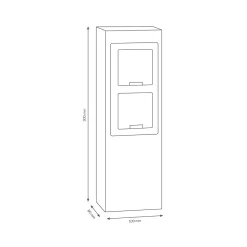 New 020/021 Steckdosensäule Energie- & Steckdosensäulen