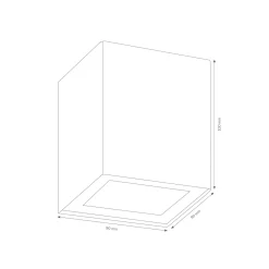 Discount 5003/5004 Up & Down Wandleuchte Fassaden|Wandleuchten