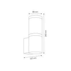 Hot 5058 Wandleuchte Terrassen|Hauseingänge