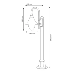 Outlet 1076/1080 Wegeleuchte Wege/Zufahrten|Terrassen