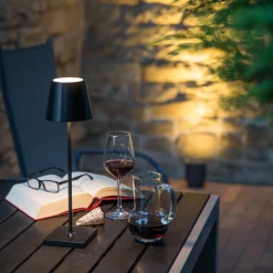 Online 2er Set Outdoor LED Akku-Tischleuchte Hotellerie|Gastronomie