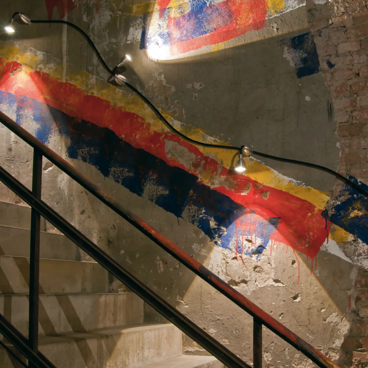 New Athene LED Wand- / Deckenstrahler, mit Tastdimmer, Flexwelle: kurz Strahler|Objektbeleuchtung