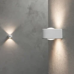 Hot Mimix Beton LED Wandstrahler, 2-flg. Wandleuchten|Wohnzimmer