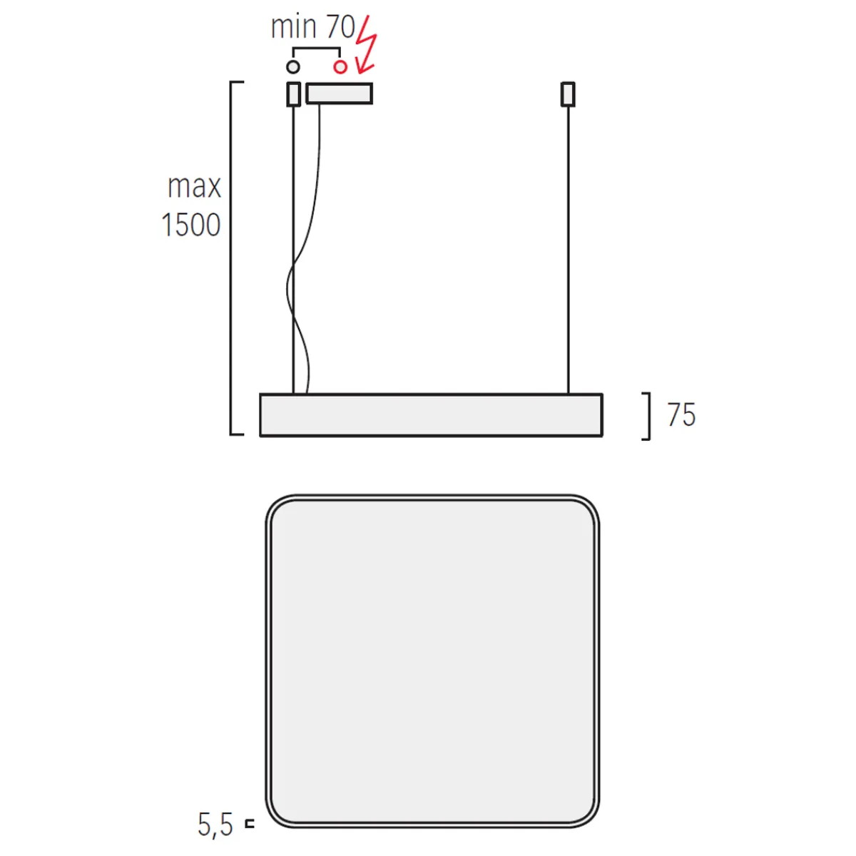 Caleo-P2 Pendelleuchte Pendelleuchten|Objektbeleuchtung