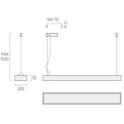 Outlet Cubic-P1 Pendelleuchte Pendelleuchten|Objektbeleuchtung