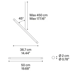 Sale A-Tube Nano Duo LED Pendelleuchte, 7-flg. Essbereiche|Pendelleuchten