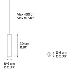 Hot A-Tube Pendelleuchte, 3-flg. Gastronomie|Essbereiche